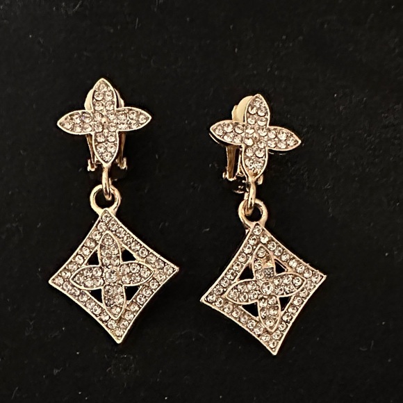 Jewelry - Elegant Gold and Silver Dangle Earrings